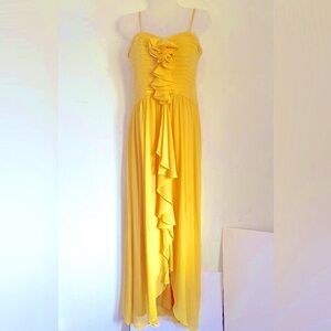 80's Vtg. Prom Dress in Gorgeous Sunshine Yellow